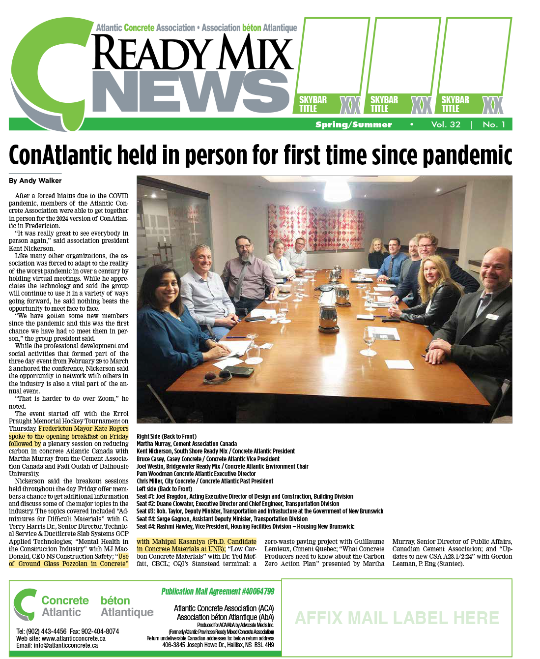 Front page